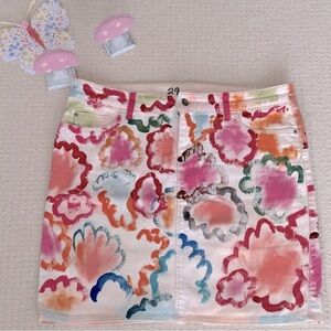 FINAL PRICE Anthropology Denim Mini Skirt, size Medium